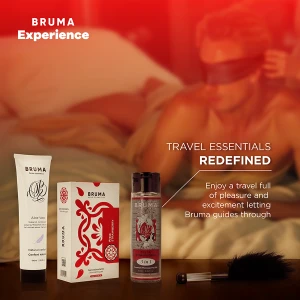 BRUMA XPERIENCE - ZESTAW SÅODKIEJ POKUSY TRUSKAWKOWEJ Z WZMACNIACZEM ORGAZMU